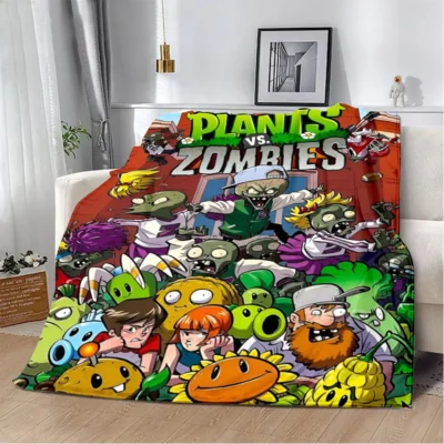 Game Plants vs Zombie Scare Blanket