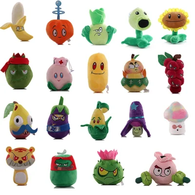 kf S17d0b41479f846baa6e04197e640c0d86 Plants vs Zombies Peashooter Plush Toy Doll Heavenly Peach Grapeshot Fire Gourd Plush Soft Stuffed Toys - Plants vs Zombies Shop