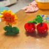 kf S39b2c986cbdf4da2a07c70b51aabb2deP Plants VS Zombies Blocks Small Cartoon Mini Building Block Peashooter SunFlower Chomper Assemble Action Model Doll - Plants vs Zombies Shop