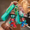 kf S3dff903fec24444a9c74fb7c776eafd6R Plants vs Zombies Keychain Classic Game Character Doll Model Car Key chain Pendant Cartoon Children s - Plants vs Zombies Shop