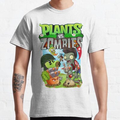 ssrcoclassic teemensfafafaca443f4786front altsquare product1000x1000.u1 7 - Plants vs Zombies Shop