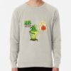 ssrcolightweight sweatshirtmensoatmeal heatherfrontsquare productx1000 bgf8f8f8 23 - Plants vs Zombies Shop
