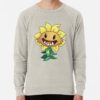 ssrcolightweight sweatshirtmensoatmeal heatherfrontsquare productx1000 bgf8f8f8 8 - Plants vs Zombies Shop