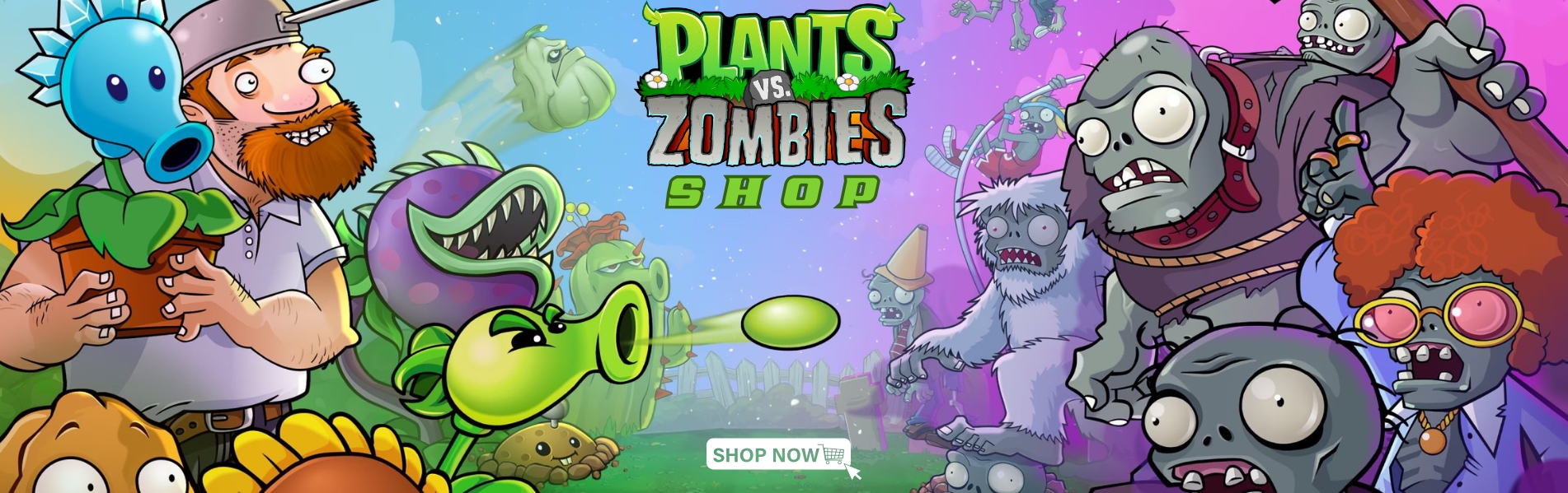 plants vs zombies shop banner 1 - Plants vs Zombies Shop